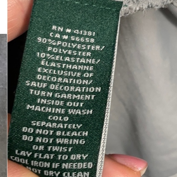 RALPH LAUREN Velour Henley Top - Picture 4 of 6